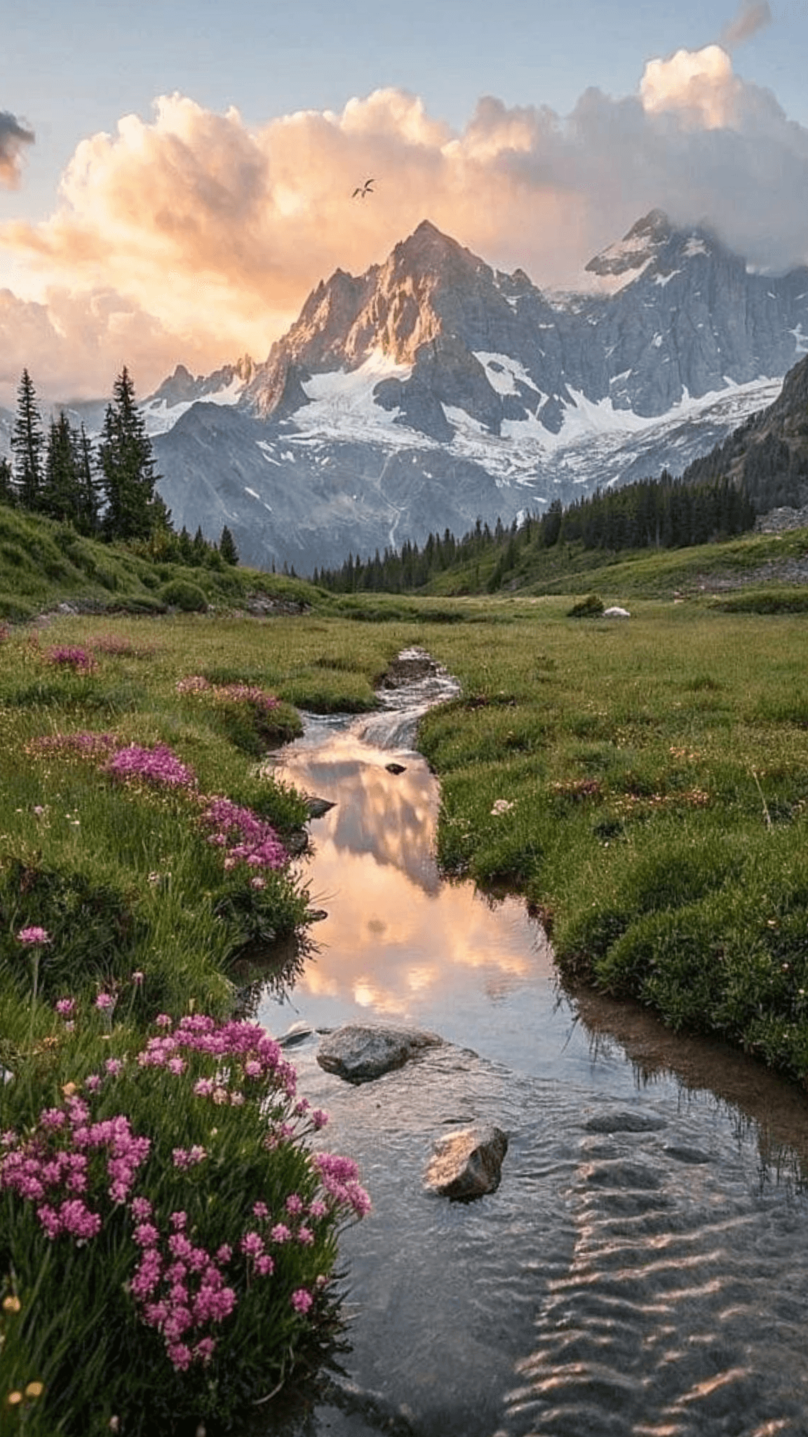 Mountain landscape photo reference