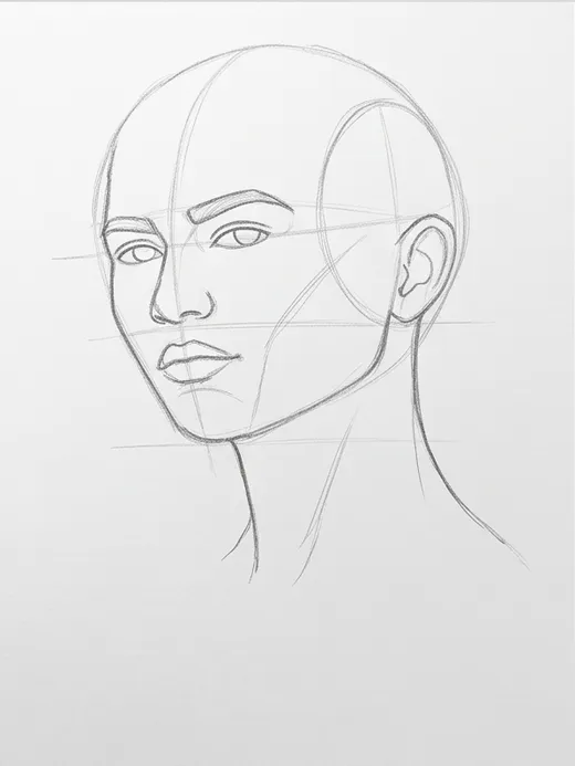 Zendaya drawing stage 7: Rough shading